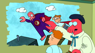 Illustration for article titled Futurama turns intelligent design on its head with robot evolution